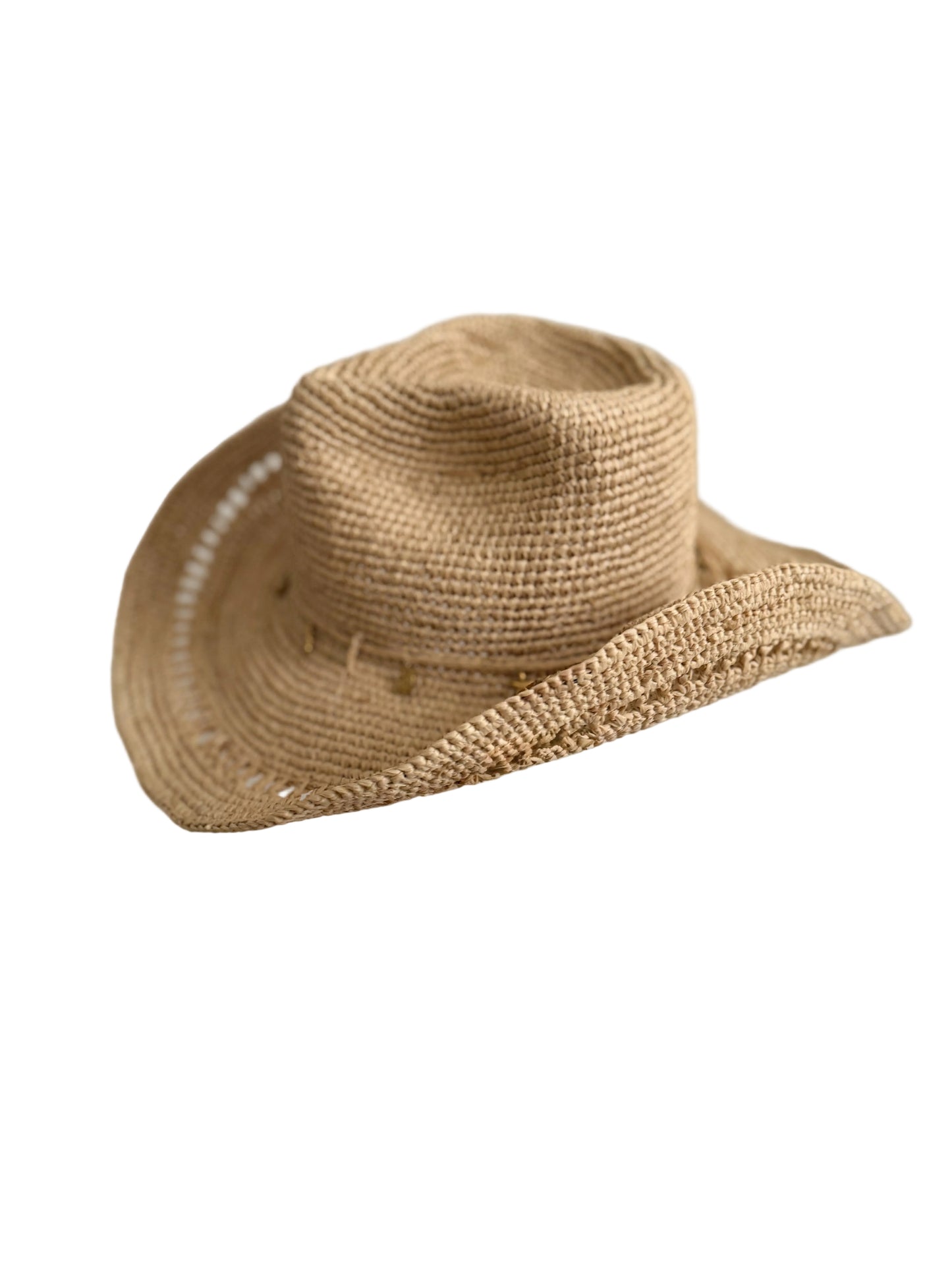 CHAPEAU COW-BOY EN RAPHIA MASOANDRO