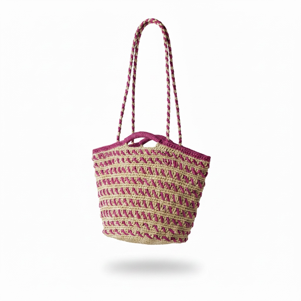 SAC EN RAPHIA BANDOULIÈRE VOA